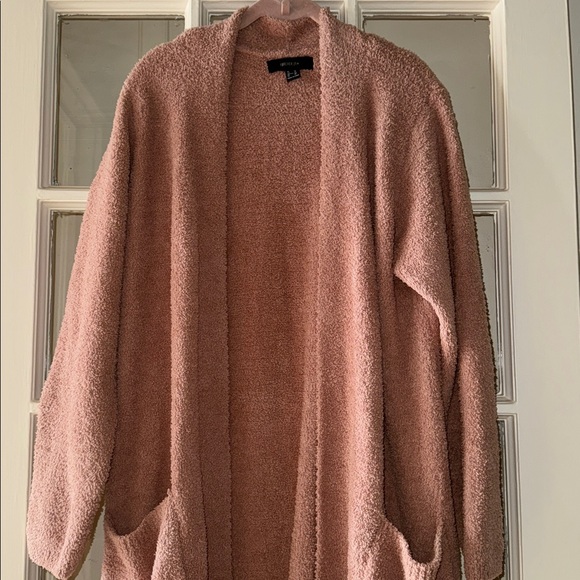 Forever 21 + teddy soft long cardigan - Picture 2 of 5